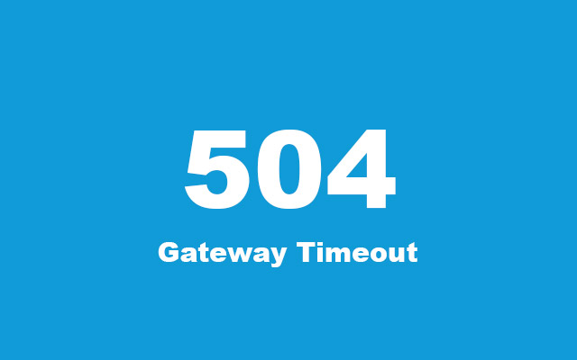 504 http error code